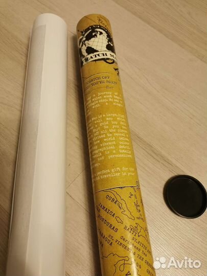 Карта мира стирающаяся и карта - наклейка