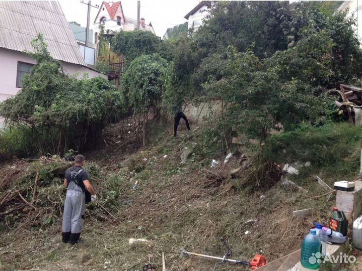 Уборка участков