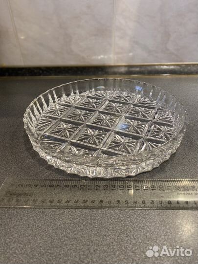 Хрустальный поднос