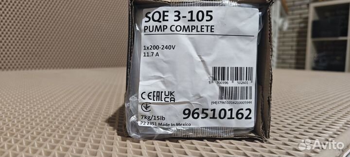 Скважинный насос Grundfos SQE 3-105 96510162