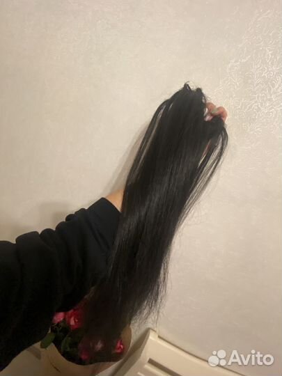 Биопротеиновые волосы на заколках 60-70см