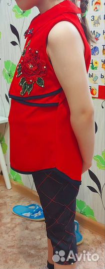 Комплект брючки топ для девочки