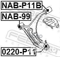 Опора шаровая переднего нижнего рычага (nissan