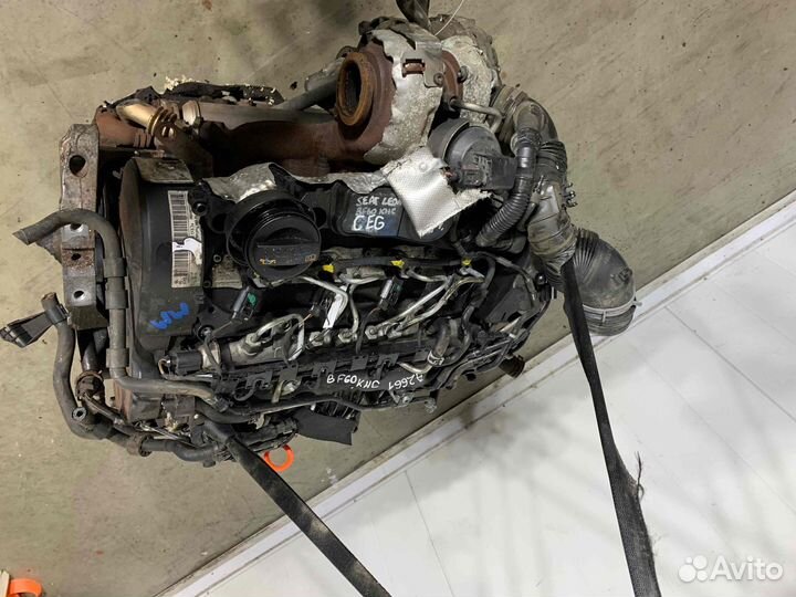 Двигатель seat Leon 2.0TDI cega