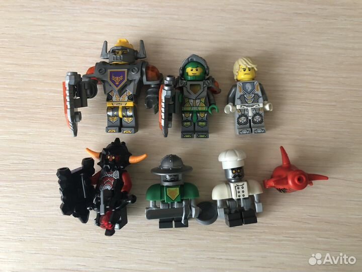 Lego nexo knights минифигурки