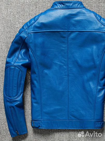 Мотокуртка кожаная мужская