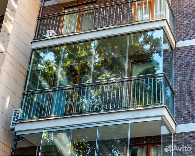 Безрамное остекление