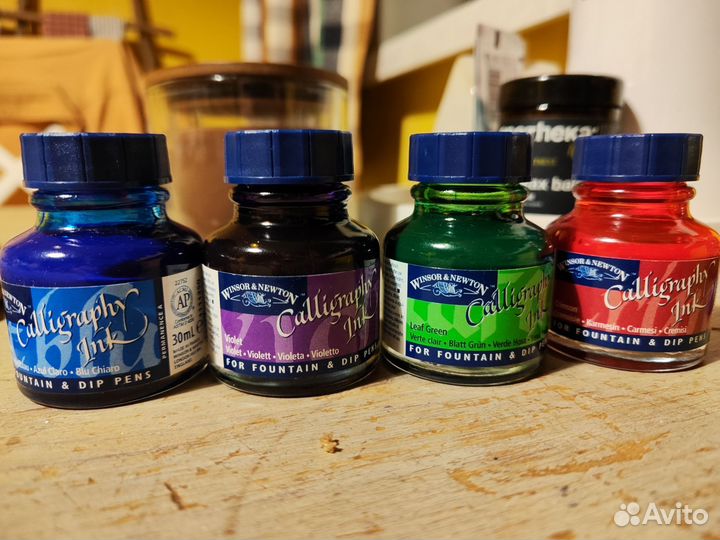 Чернила для каллиграфии winsor & newton