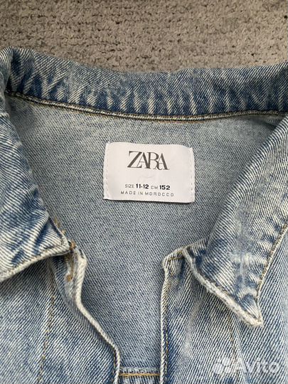 Куртка джинсовая для девочки 152 zara