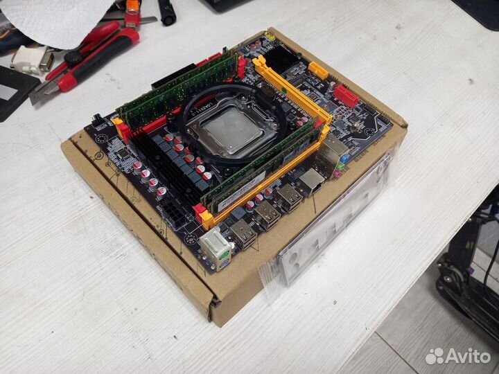 Связка 12 Ядер E5-2630L 2,50Tb+мать X79+8Gb