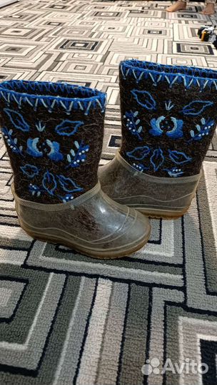 Валенки с галошами