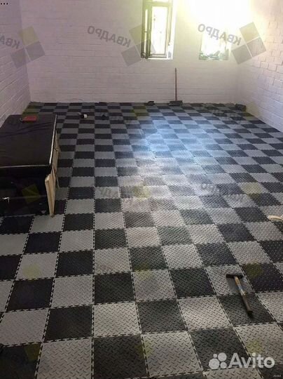 Модульные полы для гаража