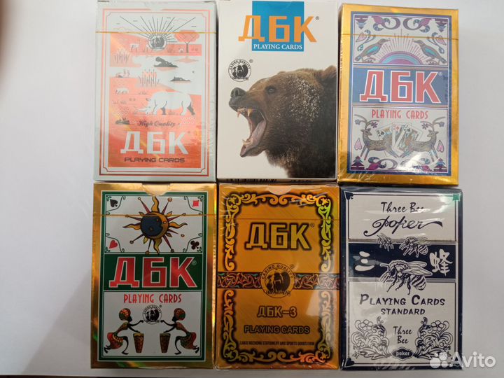 Карты игральные дбк