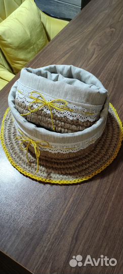 Корзинки джутовые ручной работы