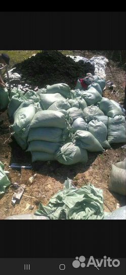 Перегной конский коровий