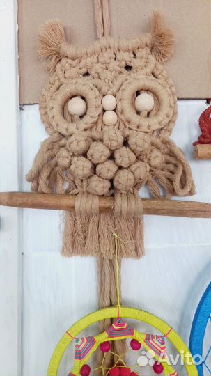 Ловец снов макраме панно