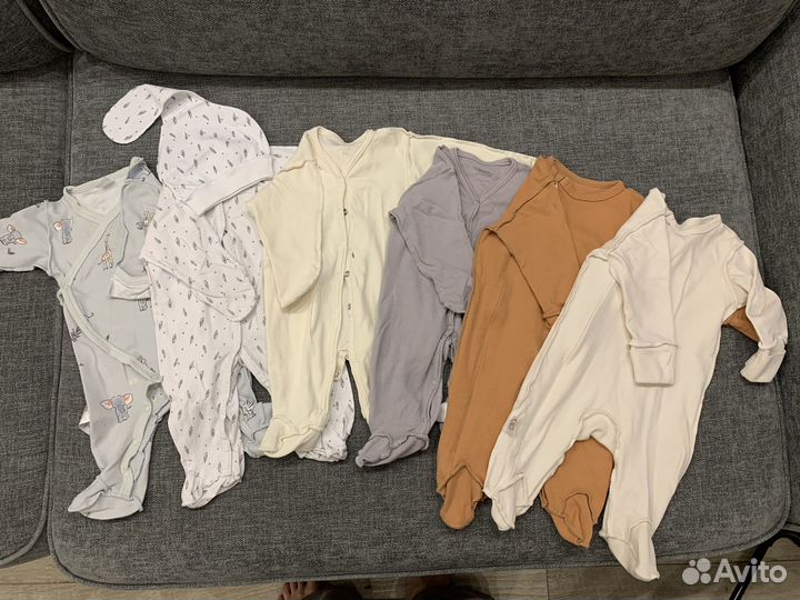 Вещи пакетом 56 62 на малыша