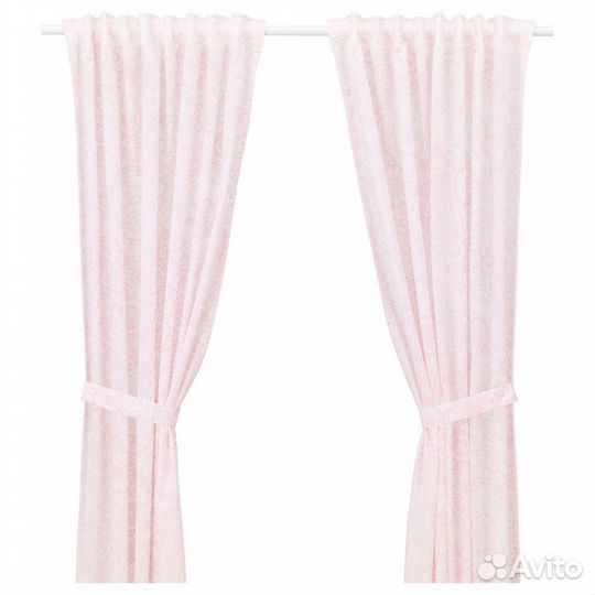 Шторы IKEA vanskaplig с прихватом