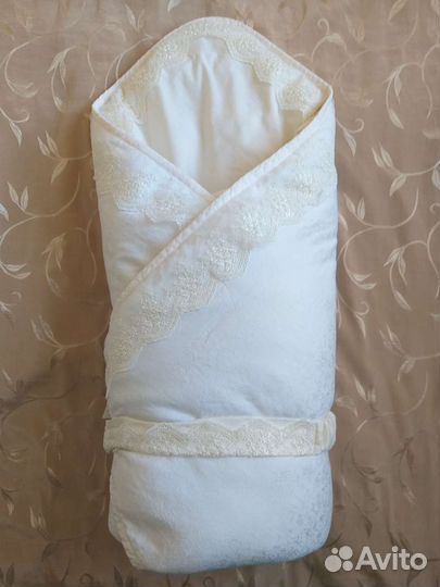 Конверт одеяло на выписку теплое