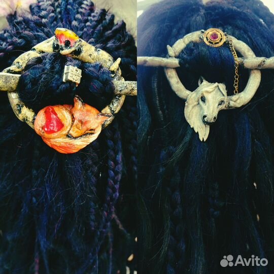Фибула для волос