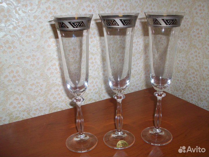 Стаканы Богемия, фужеры, рюмки, стопки СССР от