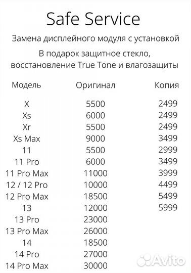 Замена дисплея iPhone любой модели