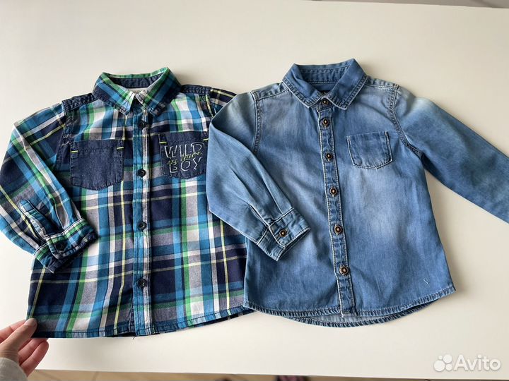 Рубашки для мальчика 92