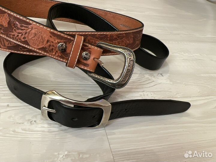 Ремни мужские, натуральная кожа