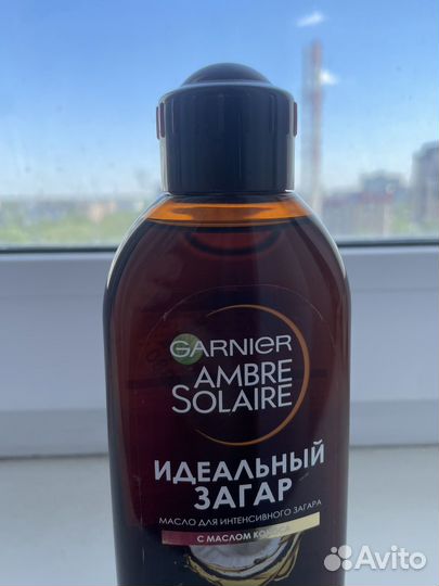 Garnier масло для загара