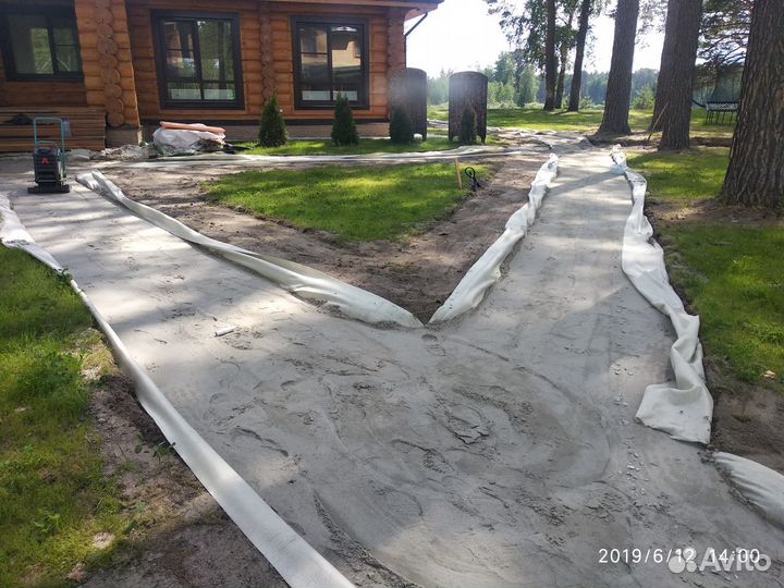 Тротуарная плитка, брусчатка, природный камень