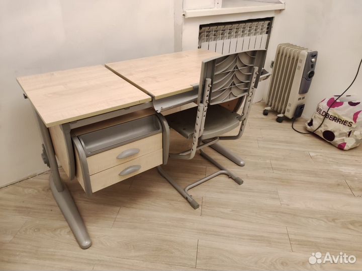 Растущая парта и стул дэми