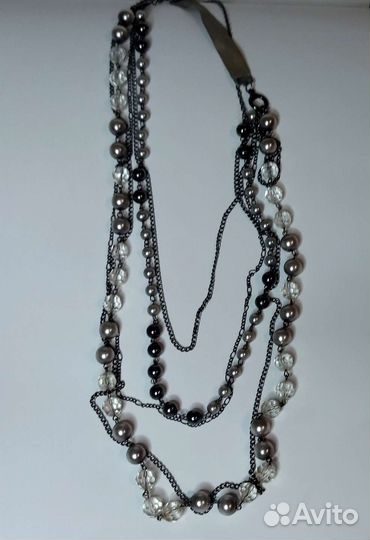 Бусы-колье в стиле Шанель