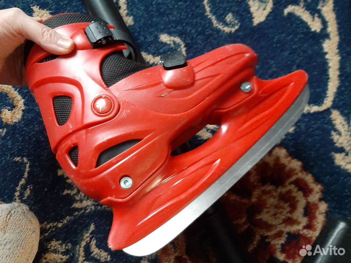 Коньки детские раздвижные 34-35-36