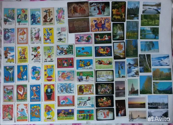 Календарики карманные разные темы 1