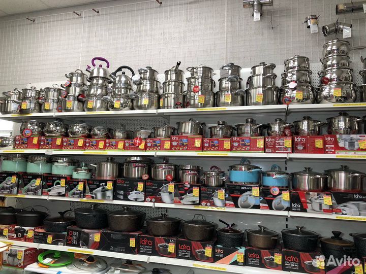 Посуда, Кастрюли, Сковородки