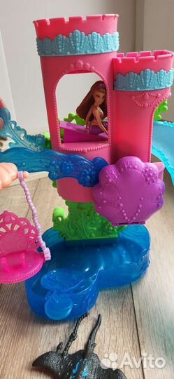 Подводный замок Барби 2 русалочки Mattel Х9180