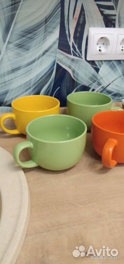 Бульонные чашки/ большие кружки 2 в 1