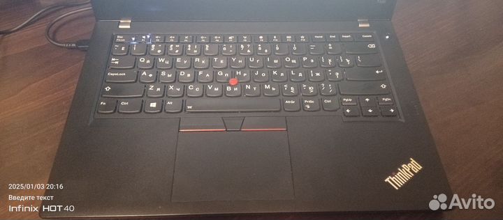 Ноутбук Lenovo T480/i5-8350u/16gb/ssd512gb/FHD