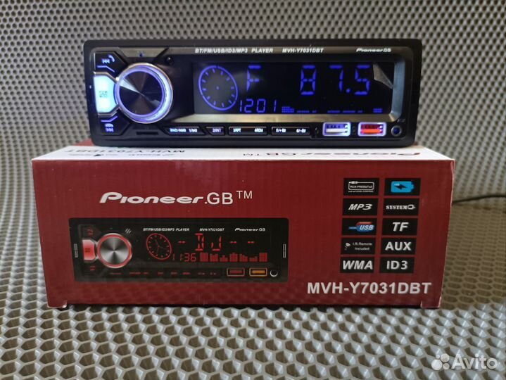 Автомагнитола с Bluetooth Pioneer GB MVH-Y7031DBT