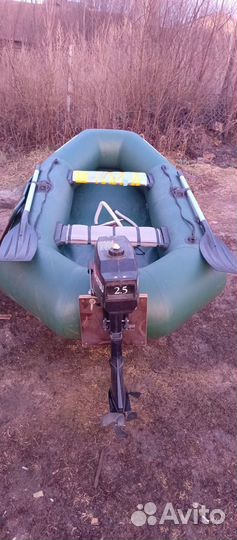 Лодчный мотор Тохатсу 2.5 лодка Нептун