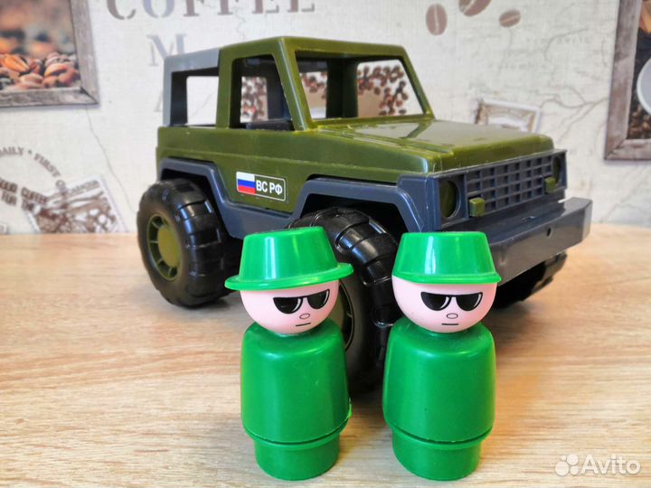 Джип военный, внедорожник, машинка Полесье