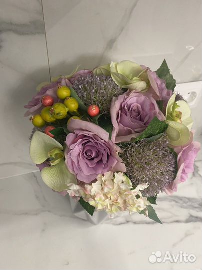 Букет композиция цветы в вазе