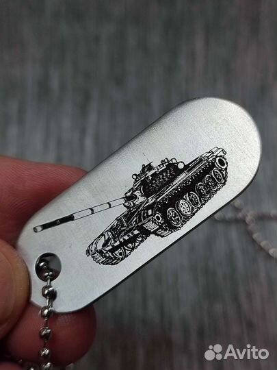 Армейские жетоны. Глубокая лазерная гравировка