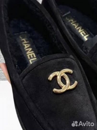 Лоферы женские Chanel Premium