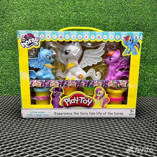 Тесто пластилин для лепки Play-Toy