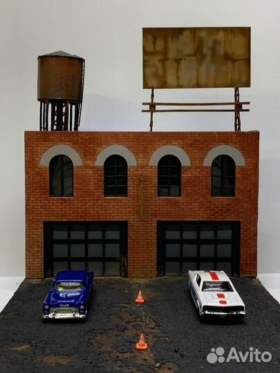 Диорама 1:64 паркинг для машин HotWheels