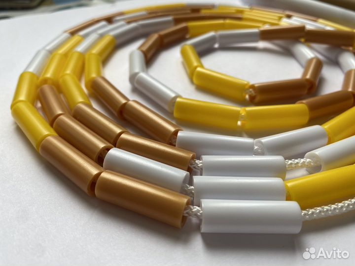 Бисерная скакалка с короткими ручками