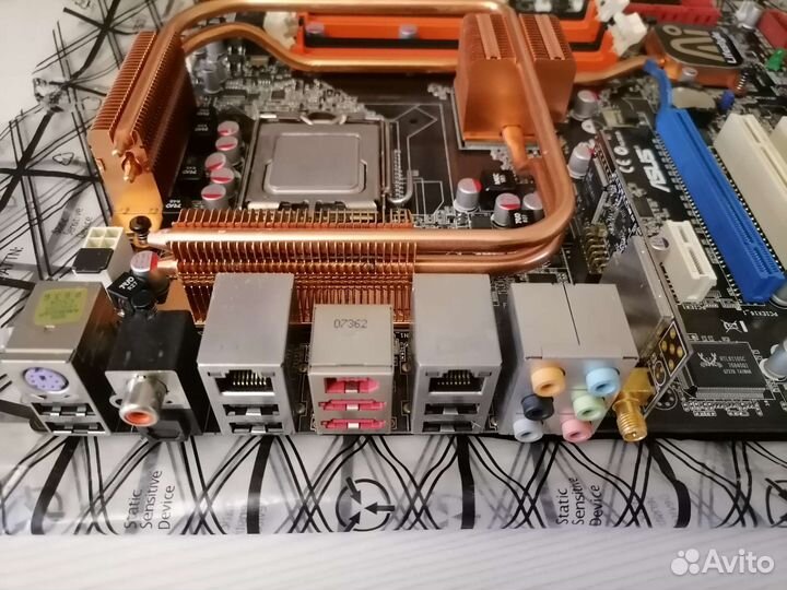 Материнская плата p5k3 deluxe с процессором q6600