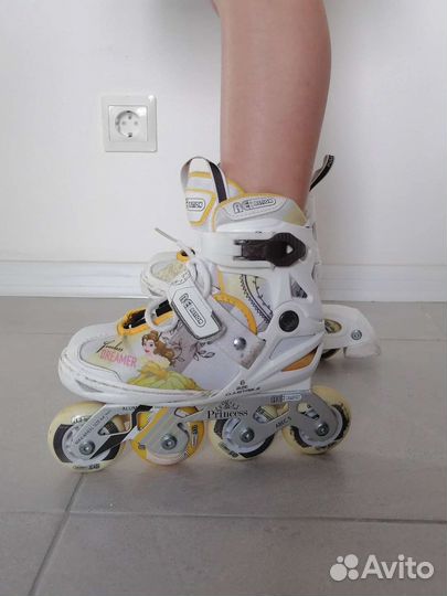 Ролики 26-31 для девочки 3-6 лет