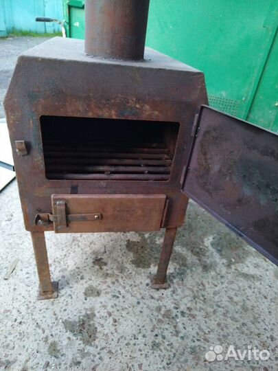 Печь буржуйка садовая